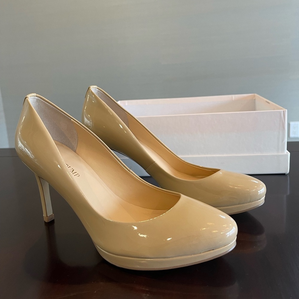 Ivanka Trump Sophia Pump Natural Patent (size 9)